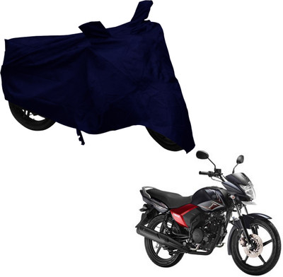 Deeshika Two Wheeler Cover for Yamaha(Saluto, Blue)