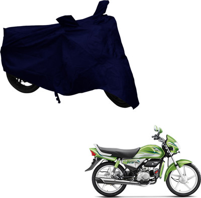 Deeshika Two Wheeler Cover for Hero(CD deluxe, Blue)