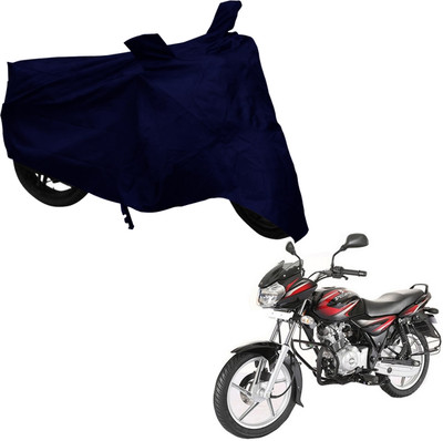 Deeshika Two Wheeler Cover for Bajaj(Discover 125 DTS-i, Blue)