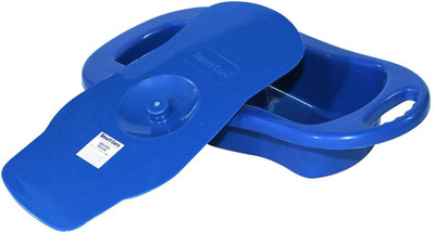 

Smart Care Unisex Polypropylene Bed Pan with Lid Urine Pot(500 ml Blue)