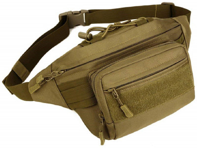 

UNIGEAR Military Fanny Pack Tactical Waist Bag Pack Water-Resistant Hip Belt Bag Pouch for Hiking Climbing Outdoor Bumbag Waist Bag(Khaki)