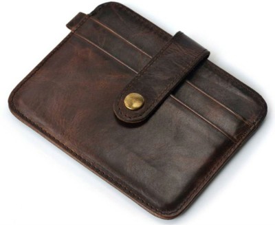 

Cairo Men Brown Genuine Leather Card Holder(4 Card Slots)