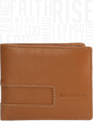 

Metronaut Men Tan Genuine Leather Wallet(4 Card Slots)