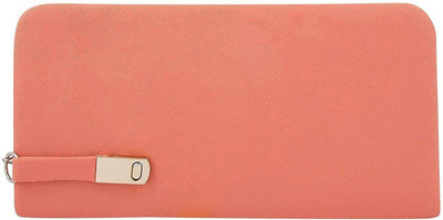 

Ratan's Girls Pink Canvas Wallet(2 Card Slots), Peach puff