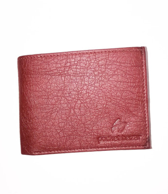 

Pocket bazar Men Casual Brown Artificial Leather Wallet(5 Card Slots)