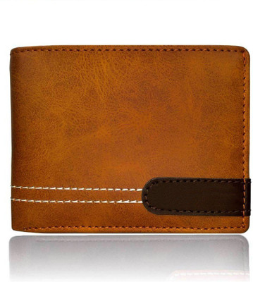 

FOSSO Men Tan Artificial Leather Wallet(6 Card Slots)