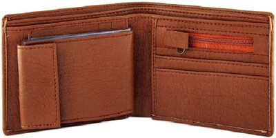 

Yakult Men Tan Artificial Leather Wallet(10 Card Slots)