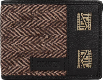 

Paradigm Design Lab Men Black Genuine Leather Wallet(6 Card Slots)