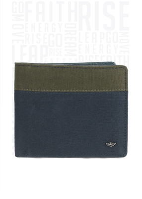 

Metronaut Men Casual Blue, Green Genuine Leather Wallet(4 Card Slots), Bottle green & blue