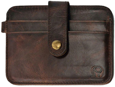 

House of Quirk Men Brown Artificial Leather Wallet(5 Card Slots)