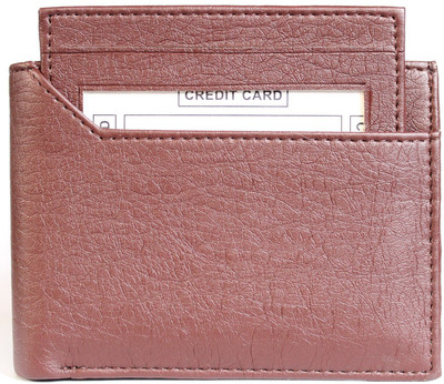 

SAMTROH Men Brown Artificial Leather Wallet(5 Card Slots)