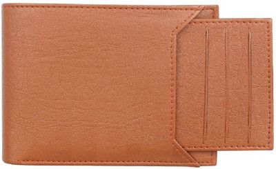 

Designer Bugs Men Tan Artificial Leather Wallet(6 Card Slots)
