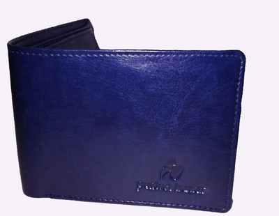 

pocket bazar Men Casual Blue Artificial Leather Wallet(5 Card Slots)