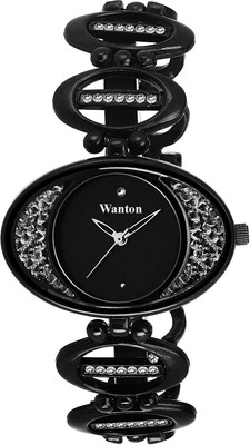 

WANTON NS001S07 black color fancy and attractive strap beautiful women watch Watch - For Girls