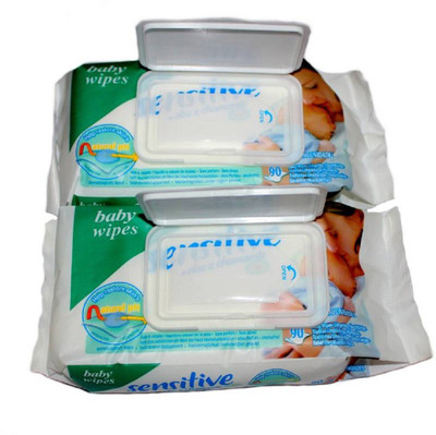 Babique Baby Wipes 90 Pieces in One Pack(2 Pieces)