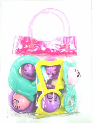 

Instabuyz Infants Rattle Jhunjhuna New Born Toys Set Of 5 Pec. Rattle(Multicolor)