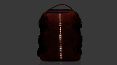 

MRH Baglow Vegan Leather LED Powered HAMILTON 21 L Laptop Backpack(Tan)