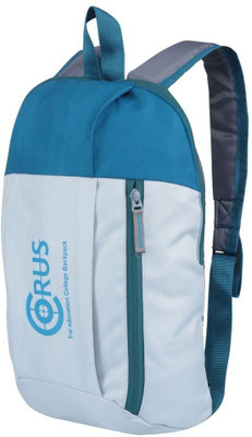 

CORUS Polyster Collage Bag 10 L Backpack(White)