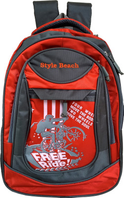 

JetBags Trendy Pioneer 20 L Backpack(Red, Grey)