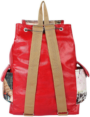 

Roshiaaz Backpack for Girls / School Bag / College Bag / Travel Bag 14 L Backpack(Multicolor), Red