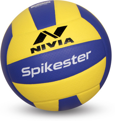 

Nivia Spikesters (Encounter) Volleyball - Size: 4(Pack of 1, Yellow), Yellow blue