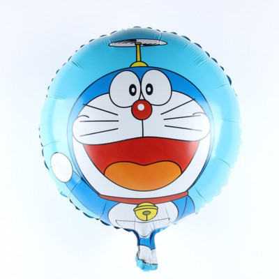 

Theme My Party Printed Doraemon Foil Balloon Round Shape - Blue Balloon(Blue, Pack of 1)