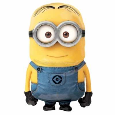 

Theme My Party Printed Full Shape Foil Balloon – Minion Balloon(Yellow, Pack of 1)