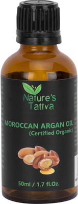 

Nature's Tattva Certified Organic Cold Pressed Moroccan Argan Oil(50 ml)