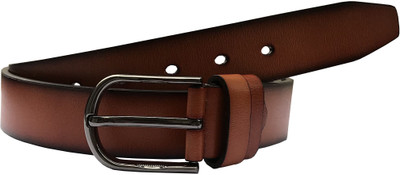 

Santalum Men Formal Tan Artificial Leather Belt