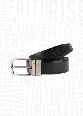 

Metronaut Men Black, Brown Artificial Leather Reversible Belt, R/s (black/ brown)