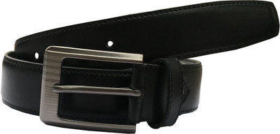 

Santalum Men Formal Black Artificial Leather Belt