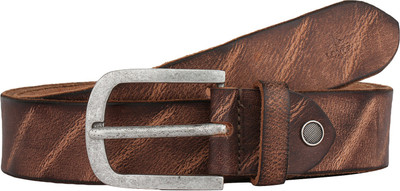 

K London Men Casual Brown Genuine Leather Belt