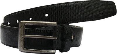

Santalum Men Formal Black Artificial Leather Belt