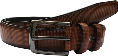 

Santalum Men Formal Tan Artificial Leather Belt