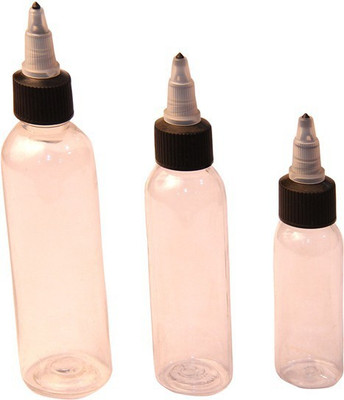 Mumbai Tattoo Set Of 3 Size Empty Bottle 30 ml Bottle(Pack of 3, White, Plastic)