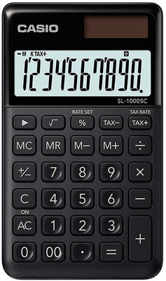 Casio SL-1000SC-BK Portable Basic Calculator(10 Digit)
