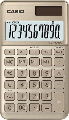 

Casio SL-1000SC-GD Portable Basic Calculator(10 Digit)