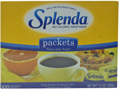 

Splenda No Calorie Sweetener Packets, 100 Individual packets - 100g (3.5oz)