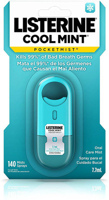 

Listerine Cool Mint Pocketmist, 140 Mint Sprays - 7.7ml