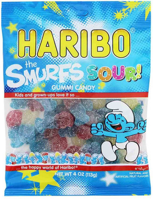 

Haribo The Smurfs Gummi Candy - 113g (4oz)