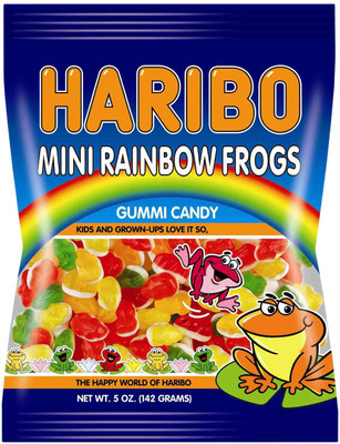

Haribo Mini Rainbow Frogs Gummi Candy - 142g (5oz)