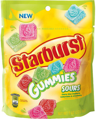 

Starburst Gummies Sours Candy - 226.8g (8oz)