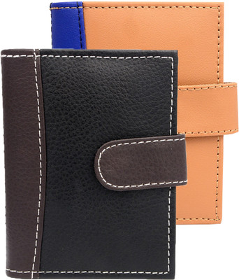 

OKASTA Combo of 1 Leatherite ATM With Money Clip Limited Edition & 1 Business Unique ATM / ID / DEBIT / CREDIT / VISITNG 15 Card Holder(Set of 2, Multicolor)
