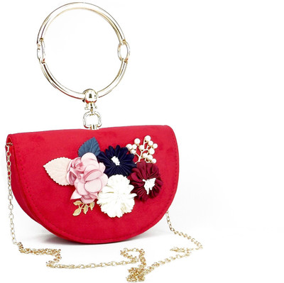 

Dockstreet Party Red Clutch