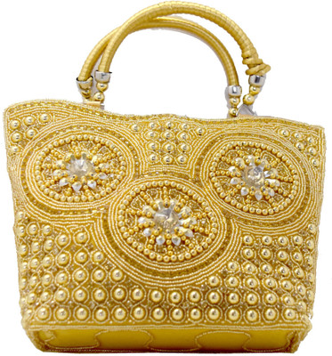 

Chouhan Stylish Party Gold Clutch