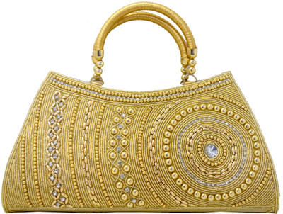 

Chouhan Stylish Party, Casual Gold Clutch