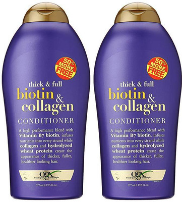 

Organix BIOTIN AND COLLAGEN BIG CONDITIONER PACK OF 2 X 577 ML(1.154 ml)