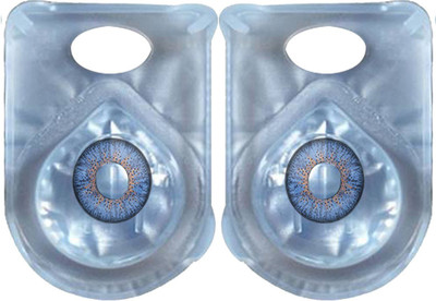 

Soft Eye sky blue 1 pair Monthly Contact Lens(0.00, skt blue, Pack of 2)