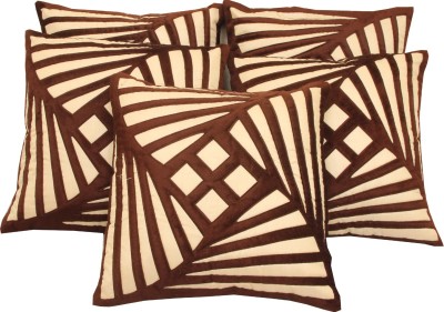 KUBER INDUSTRIES Velvet Cushions Cover(Pack of 5, 40*40, Brown)