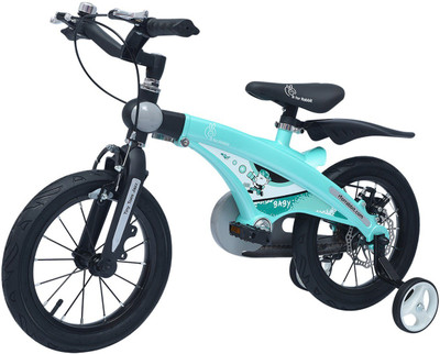 

R for Rabbit Tiny Toes Jazz Bicycle- The Smart Plug and Play Kids Cycle (14 inch/T - For Kids 3-5 Years) (Lake Blue) 14 T Single Speed Road Cycle(Blue)